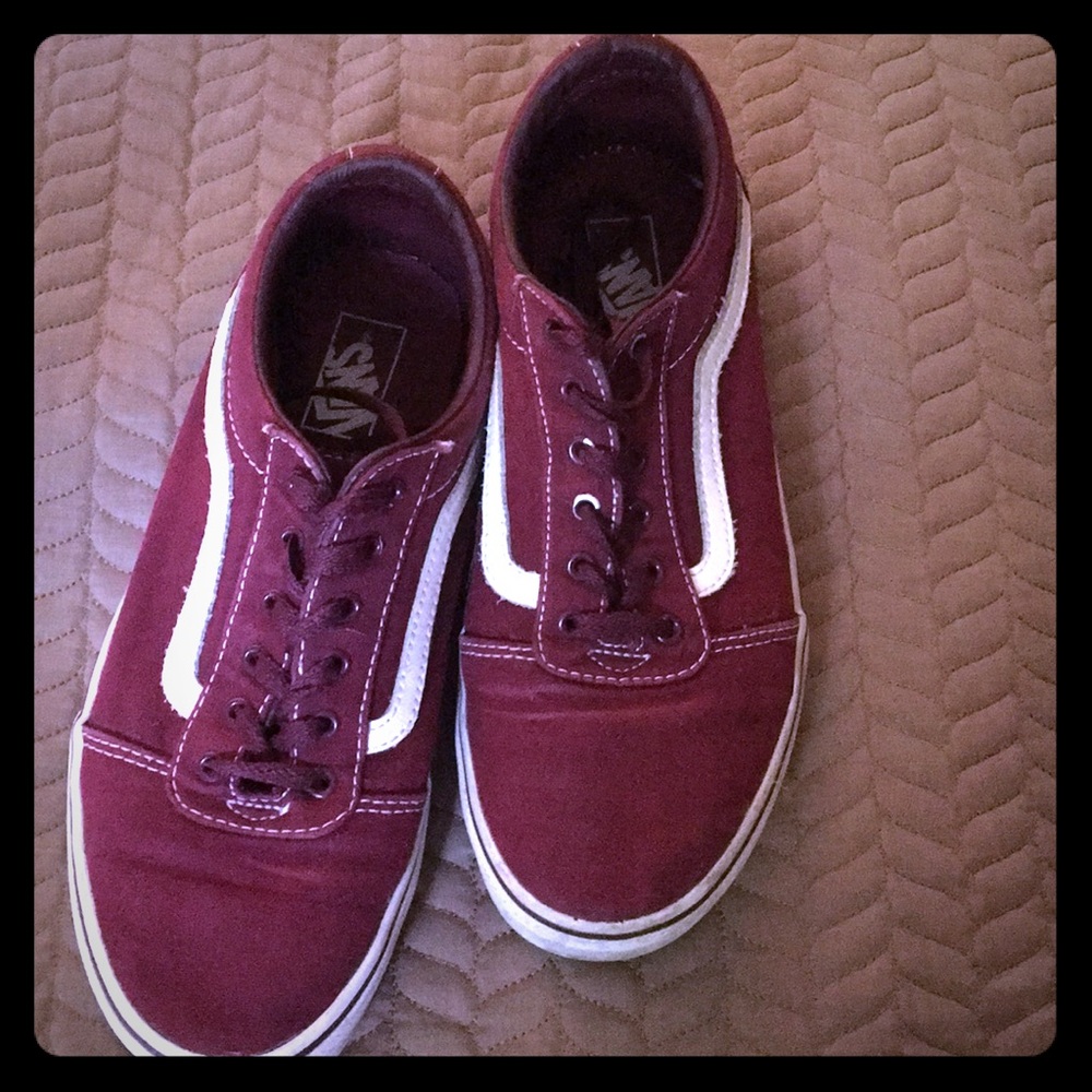 🥴🥴Maroon Vans🥴🥴